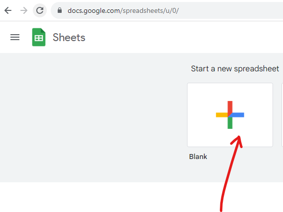 Example 1: Google Spreadsheet 1